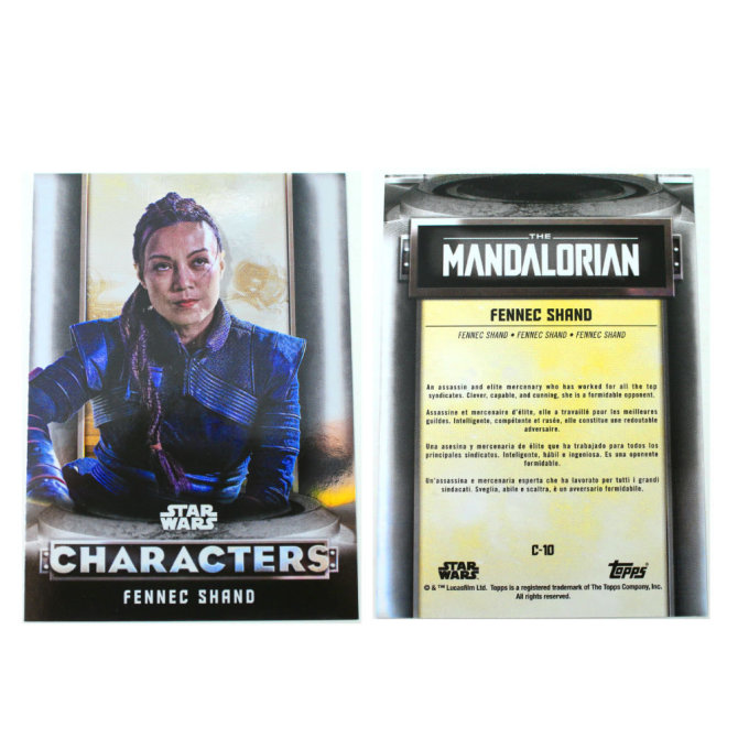 Star Wars The Mandalorian Trading Cards 2021 Karten Auswahl C-10 FENNEC SHAND Silver