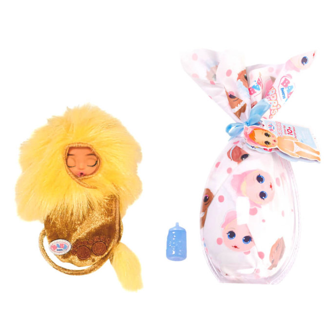 Zapf BABY Born Surprise Serie 2 - Sammelpuppe - Puppe 4. Lachender Löwe