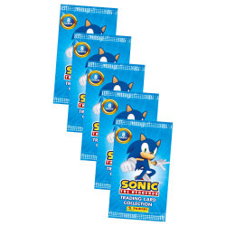 SONIC Karten - (2025) The Hedgehog Sammelkarten - 5 Booster