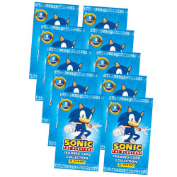 SONIC Karten - (2025) The Hedgehog Sammelkarten - 10 Booster