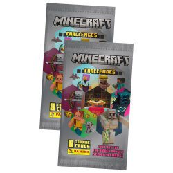 Panini Minecraft 4 Karten - Sammelkarten Challenges...