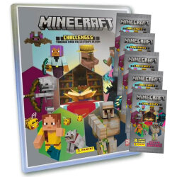 Panini Minecraft 4 Karten - Sammelkarten Challenges...