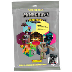 Panini Minecraft 4 Karten - Sammelkarten Challenges...