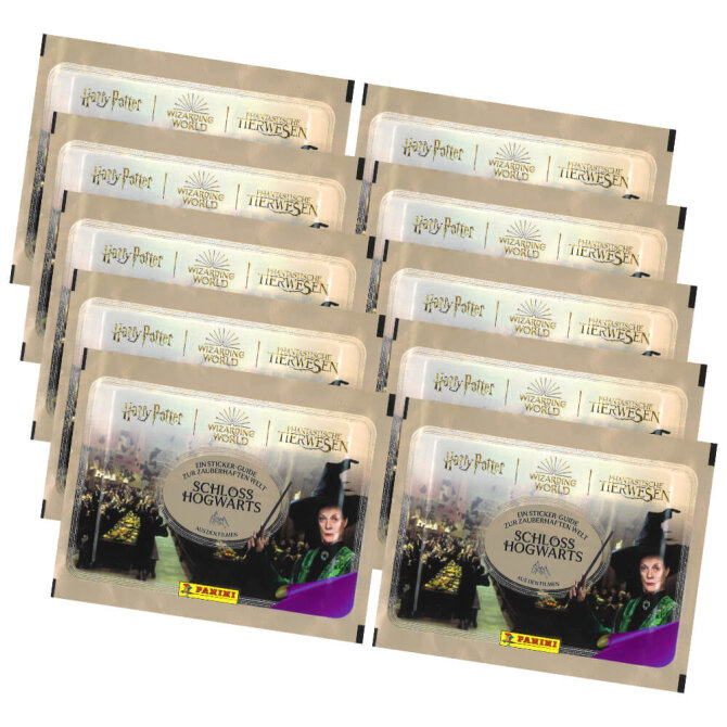 Panini Harry Potter Sticker Guide 3 - Schloss Hogwarts Sammelsticker (2025) - 10 Tüten