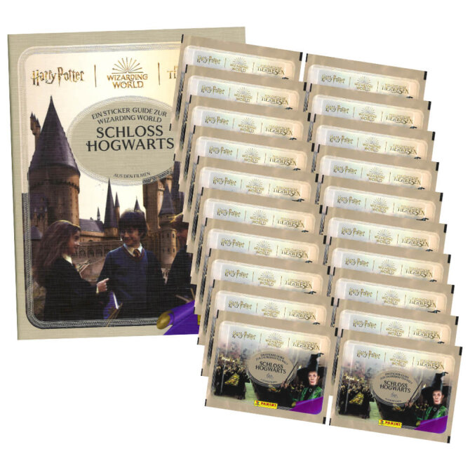 Panini Harry Potter Sticker Guide 3 - Schloss Hogwarts Sammelsticker (2025) - 1 Album + 20 Tüten
