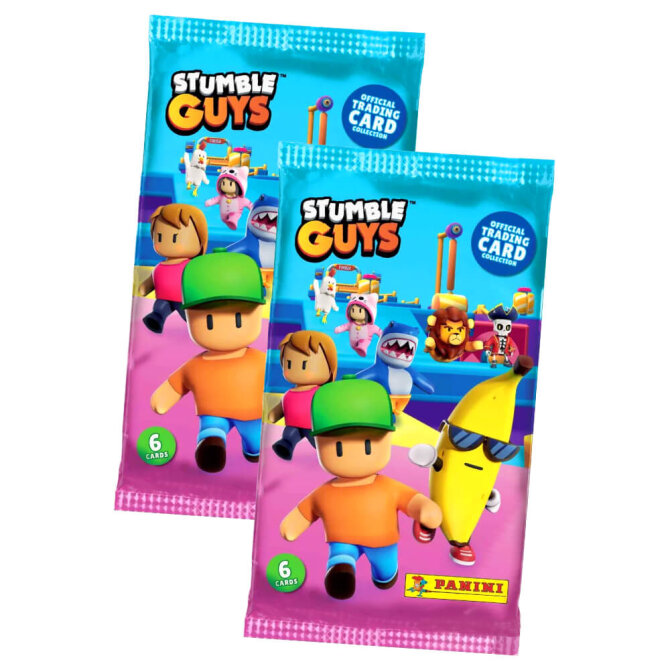 Panini Stumble Guys Karten Serie 1 - Sammelkarten Trading Cards - 2 Booster