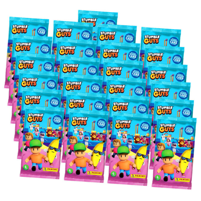 Panini Stumble Guys Karten Serie 1 - Sammelkarten Trading Cards - 25 Booster