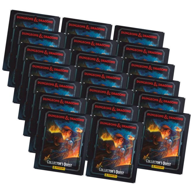 Panini Dungeons & Dragons Sticker - Collectors Quest Sammelsticker (2025) - 20 Tüten