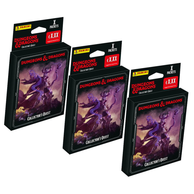 Panini Dungeons & Dragons Sticker - Collectors Quest Sammelsticker (2025) - 3 Blister