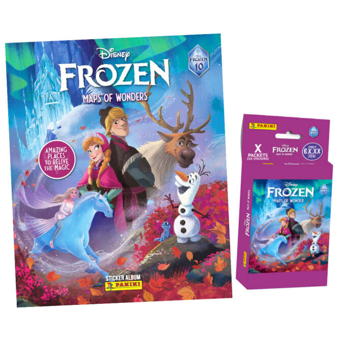 Die Eiskönigin Sticker - Frozen Reise voller Wunder Sammelsticker - 1 Album + 1 Blister
