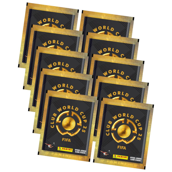 Panini Fifa Club World Cup 2025 Sticker - WM Sammelsticker - 10 Tüten