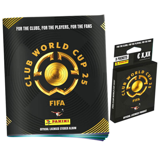 Panini Fifa Club World Cup 2025 Sticker - WM Sammelsticker - 1 Album + 1 Blister