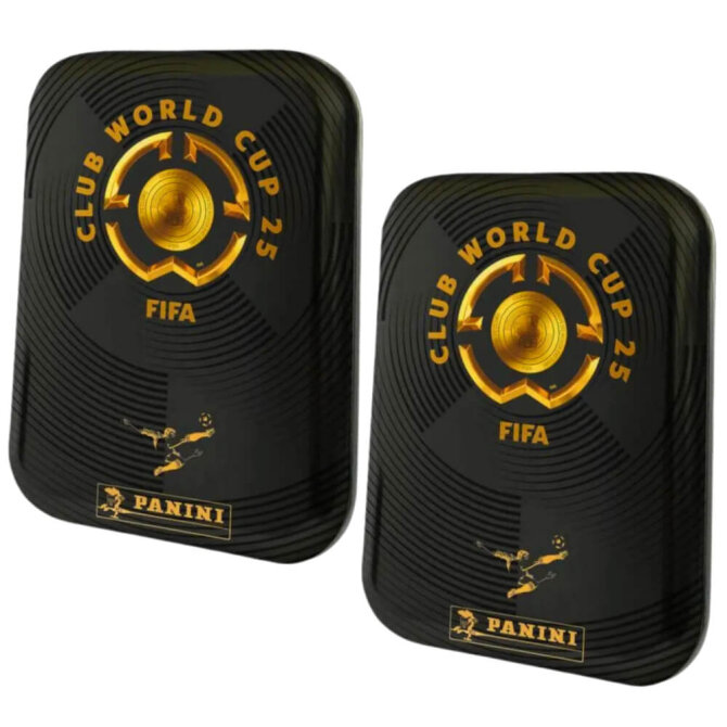 Fifa Club World Cup 2025 - WM Trading Cards Sammelkarten - 2 Tin Dosen