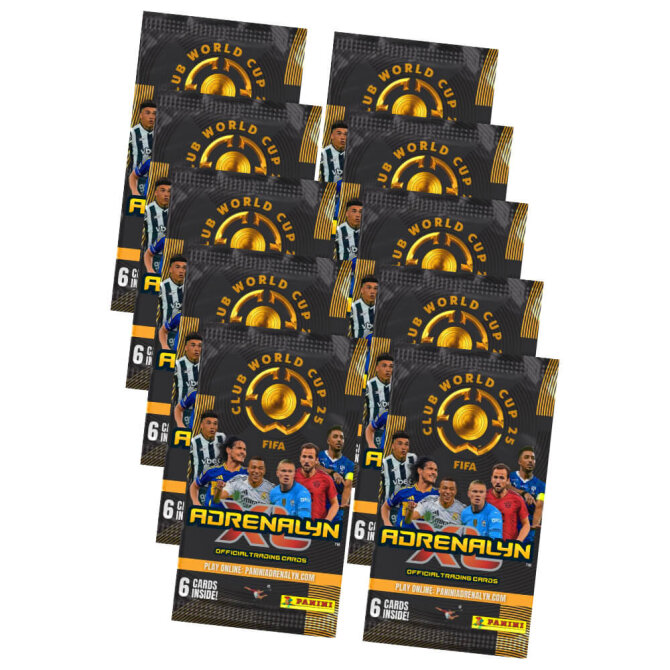 Fifa Club World Cup 2025 - WM Trading Cards Sammelkarten - 10 Booster