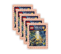 Nexo Knights - LEGO Sticker - 5 Booster Packungen 25...