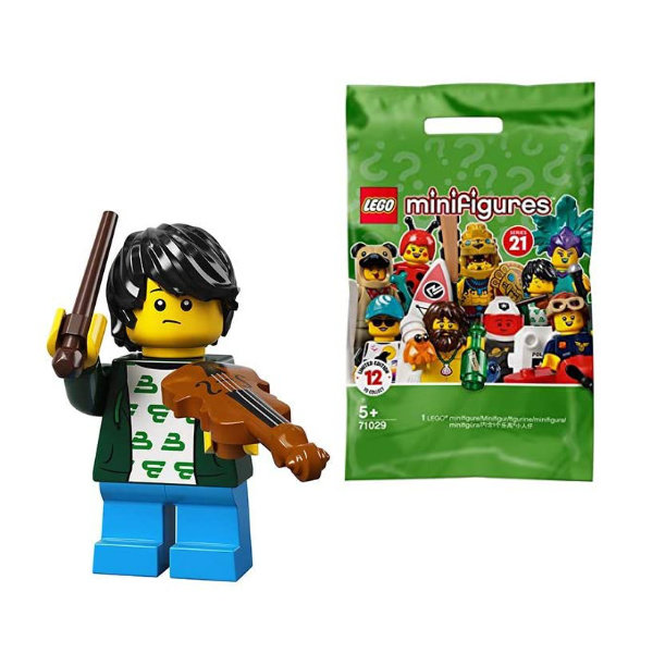 LEGO Serie 21 Minifiguren Violine Kid Minifigur 71029 (Beutel)