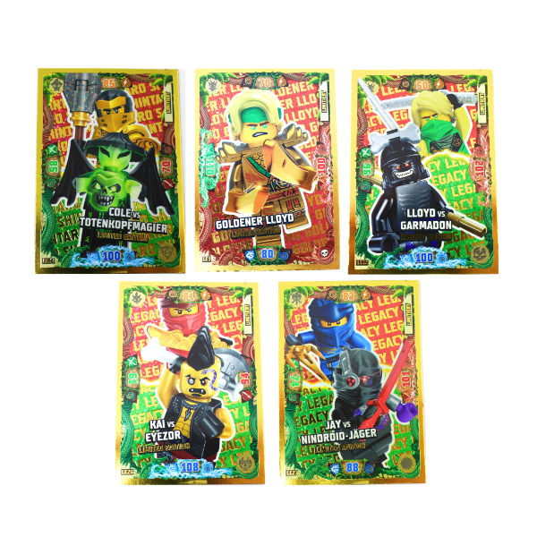 Lego Ninjago Serie 6 Die Insel Trading Cards 100 verschiedene Sammelkarten 2021
