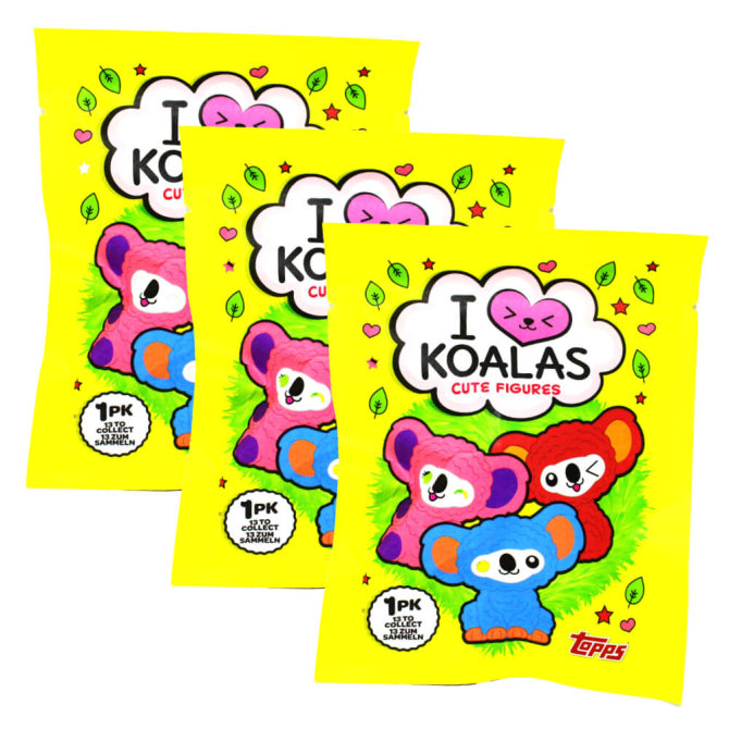 Koalas Figur - I Love Koalas - Sammelfigur - 3 Tüten
