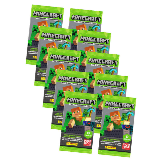 Minecraft 2 Karten Time To Mine - Minecraft Trading Cards (2022) - 10 Booster