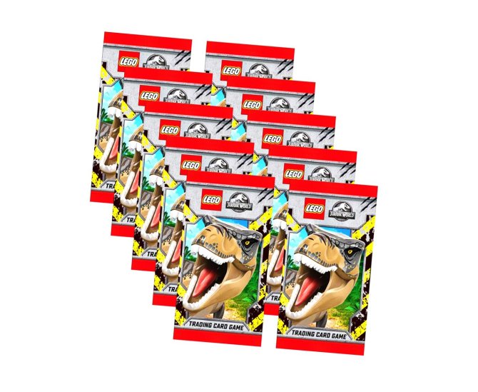 Lego Jurassic World Karten - Jurassic World Trading Cards (2021) - 10 Booster