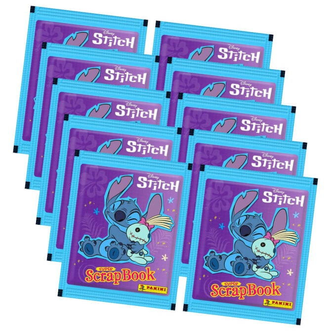 Panini Stitch Sticker - Super ScrapBook Sammelsticker (2025) - 10 Tüten