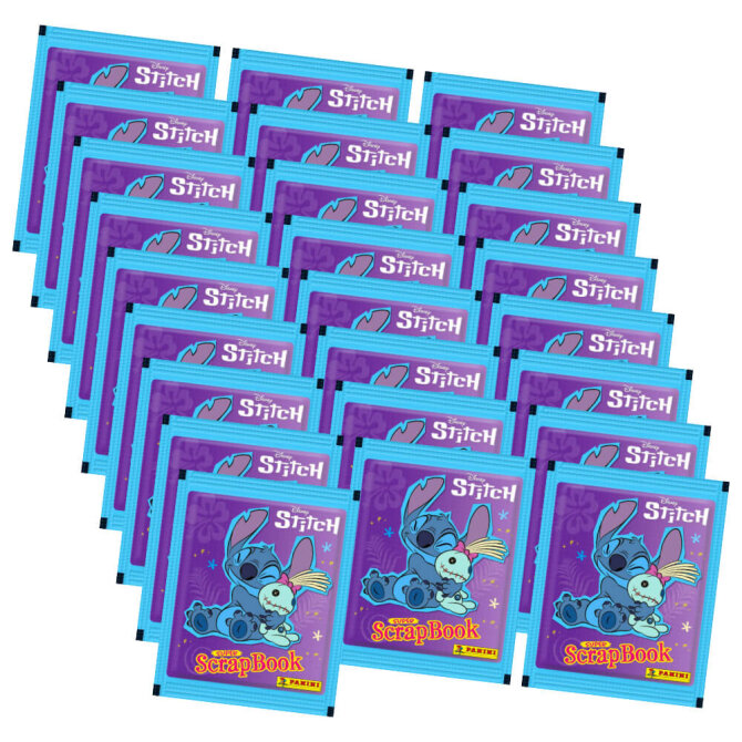 Panini Stitch Sticker - Super ScrapBook Sammelsticker (2025) - 25 Tüten