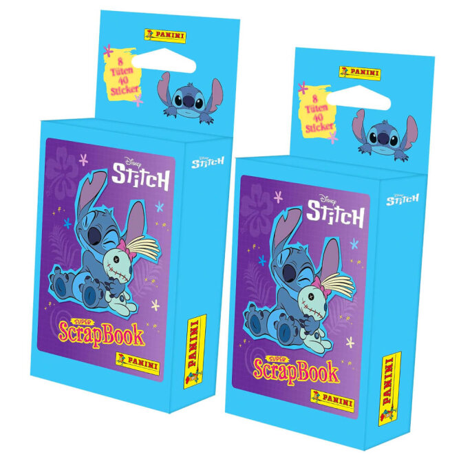 Panini Stitch Sticker - Super ScrapBook Sammelsticker - 2 Blister