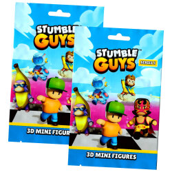 Stumble Guys 3D Sammelfiguren Serie 5 - Chrome Figur - 2 Tüten
