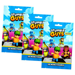 Stumble Guys 3D Sammelfiguren Serie 5 - Chrome Figur - 3 Tüten