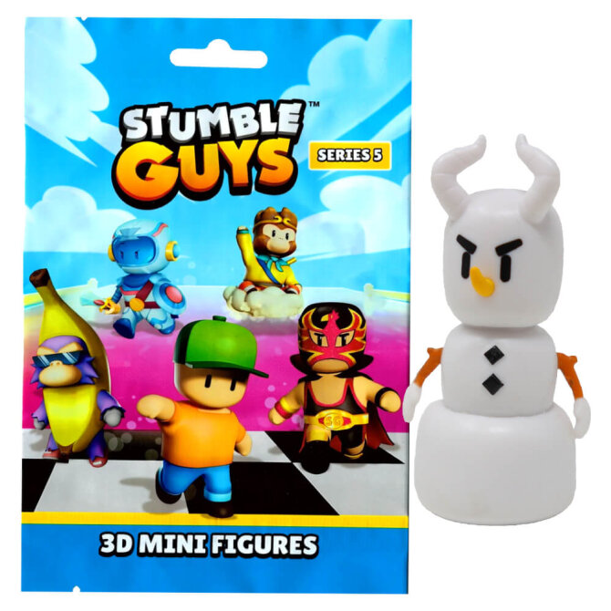 Stumble Guys 3D Sammelfiguren Serie 5 - Chrome - Figur 5. Chills