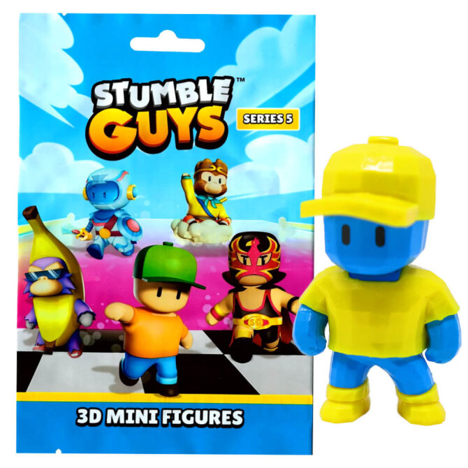 Stumble Guys 3D Sammelfiguren Serie 5 - Chrome - Figur 11. Polygon Guy