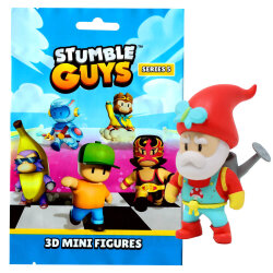Stumble Guys 3D Sammelfiguren Serie 5 - Chrome - Figur 14. Garden Gnome