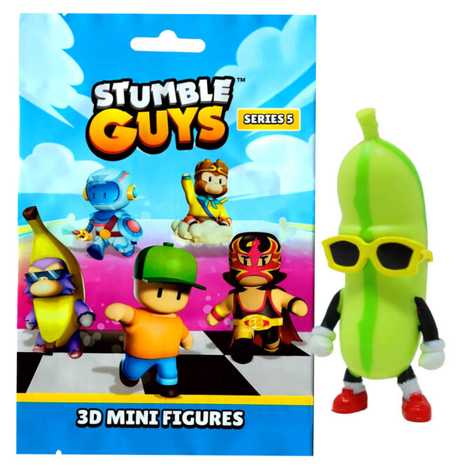 Stumble Guys 3D Sammelfiguren Serie 5 - Chrome - Figur 15. Pickle Guy