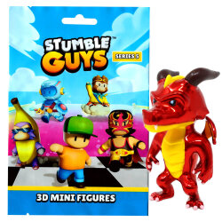 Stumble Guys 3D Sammelfiguren Serie 5 - Chrome - Figur 22. Inferno Dragon (Chrome)