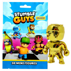 Stumble Guys 3D Sammelfiguren Serie 5 - Chrome - Figur 23. Karat Krusher (Chrome)