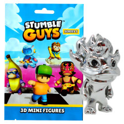 Stumble Guys 3D Sammelfiguren Serie 5 - Chrome - Figur 24. Glass Nian Beast (Chrome)