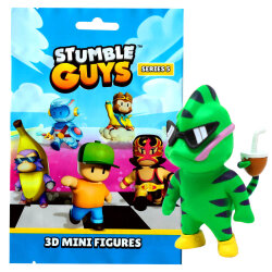 Stumble Guys 3D Sammelfiguren Serie 5 - Chrome - Figur 26. Chamaleon (Farbwechsel)