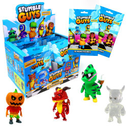 Stumble Guys 3D Sammelfiguren Serie 5 - Chrome Figur - 1 Display (18 Tüten)