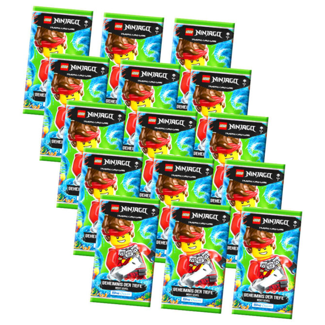 Lego Ninjago Karten Trading Cards Serie 7 - Geheimnis der Tiefe Next Level (2022) - 15 Booster