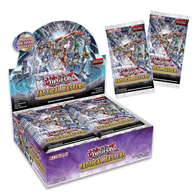 YGO YuGiOh! Tactical Masters - 1 Display - 24 Booster Karten - Deutsch