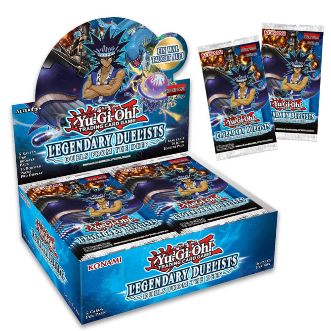 YGO YuGiOh! Legendary Duelists - Duels from the Deep - 1 Display - 36 Booster Karten - Deutsch