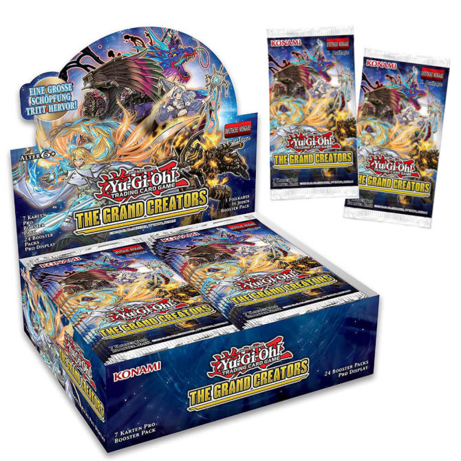 YGO YuGiOh! The Grand Creators - 1 Display - 24 Booster Karten - Deutsch