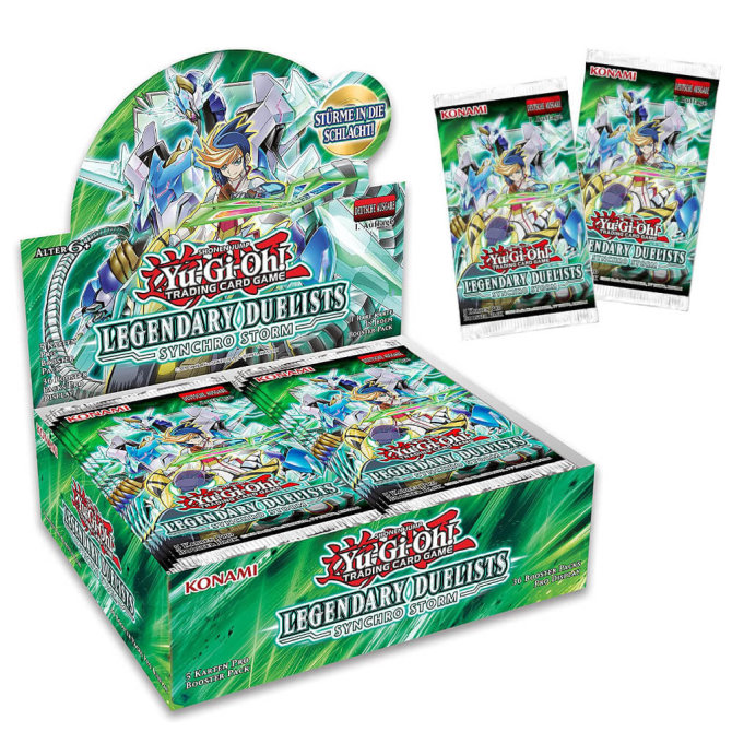 YGO YuGiOh! Legendary Duelists - Synchro Storm - 1 Display - 36 Booster Karten - Deutsch