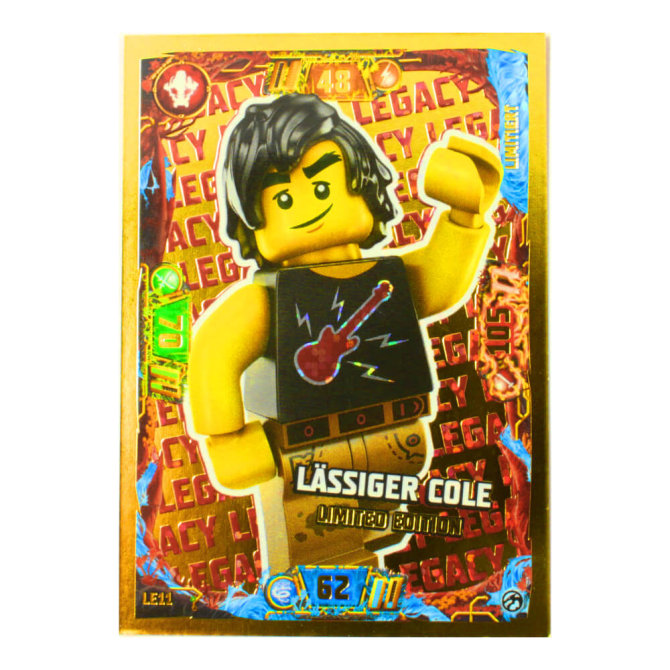 Lego Ninjago Karten Trading Cards Serie 7 - Unterwasser (2022) - Gold Karte LE11
