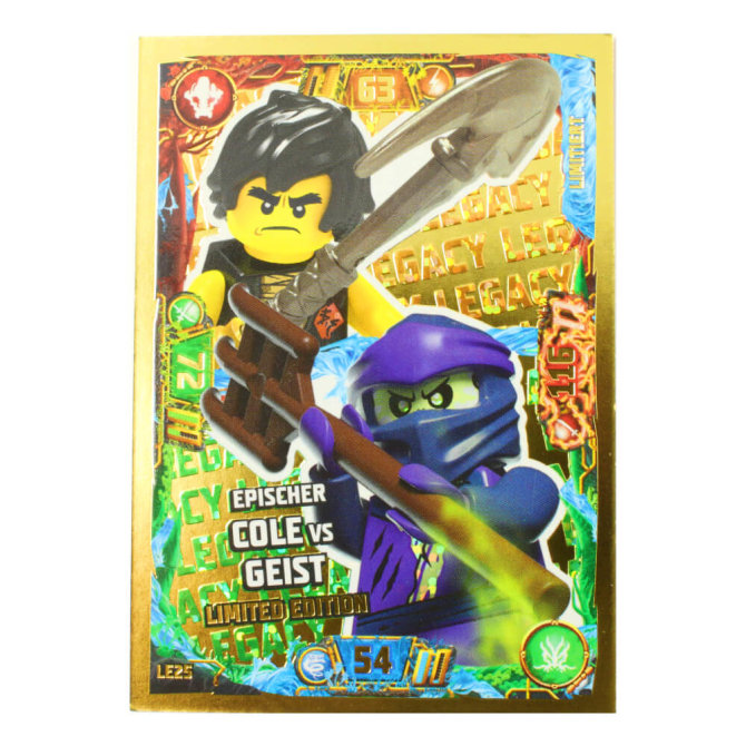 Lego Ninjago Karten Trading Cards Serie 7 - Unterwasser (2022) - Gold Karte LE25