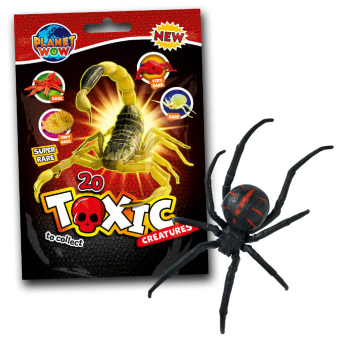 Toxic Creatures Sammelfiguren - Planet Wow - Figur 4. Südliche Schwarze Witwe