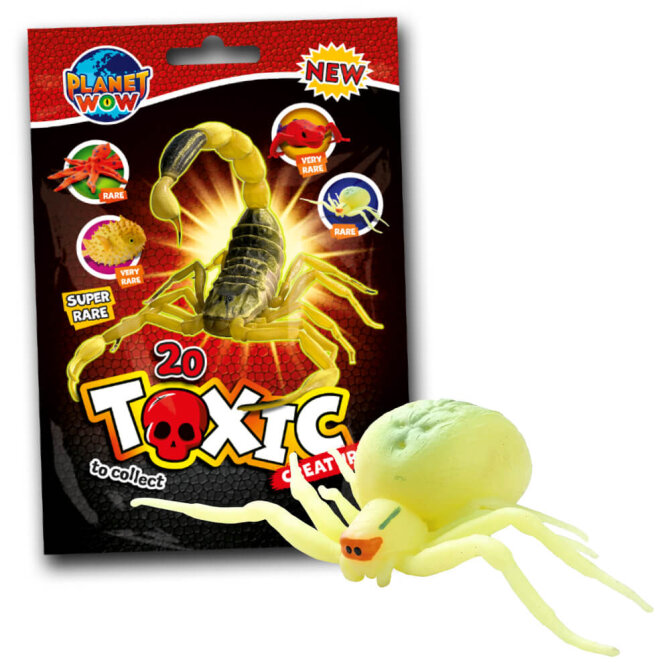 Toxic Creatures Sammelfiguren - Planet Wow - Figur 5. Veränderliche Krabbenspinne