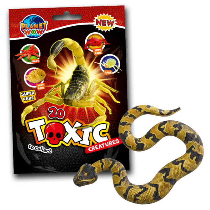 Toxic Creatures Sammelfiguren - Planet Wow - Figur 6. Puffotter