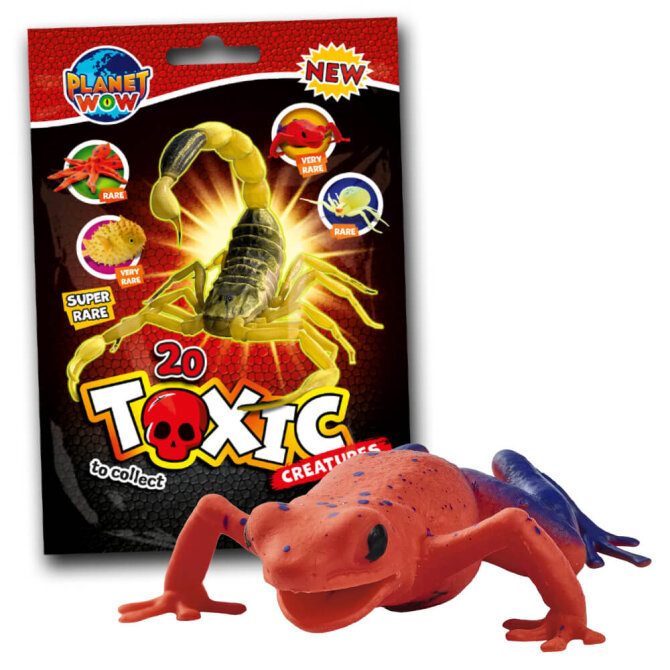 Toxic Creatures Sammelfiguren - Planet Wow - Figur 10. Erdbeerfröschchen