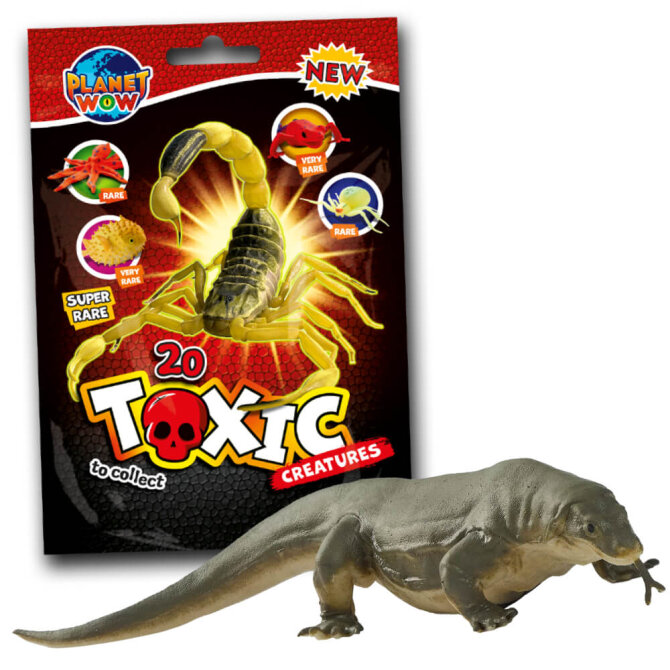Toxic Creatures Sammelfiguren - Planet Wow - Figur 12. Komodowaran